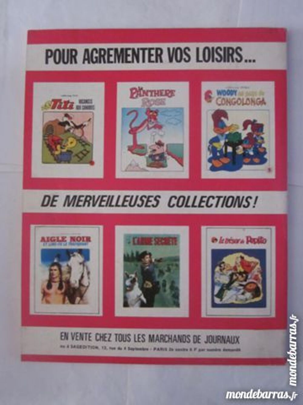 BD TARZAN GEANT N&deg; 23 Livres et BD