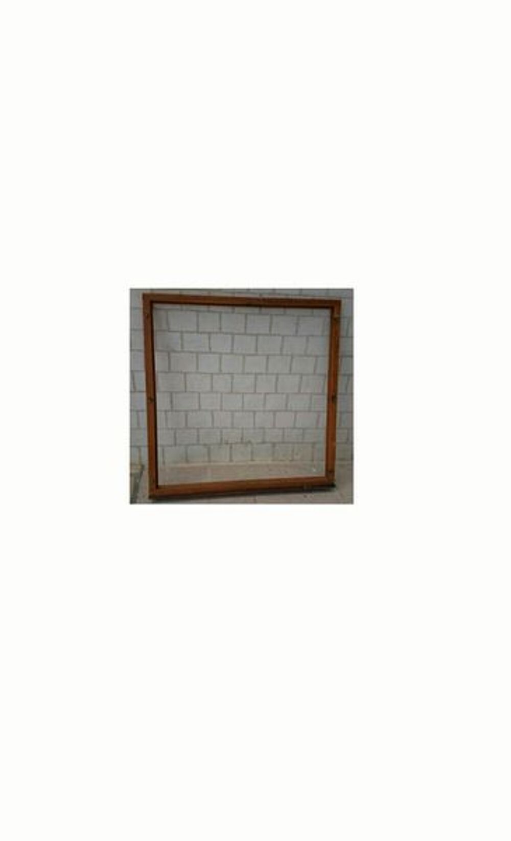 Fen&ecirc;tre bois exotique double vitrage Bricolage