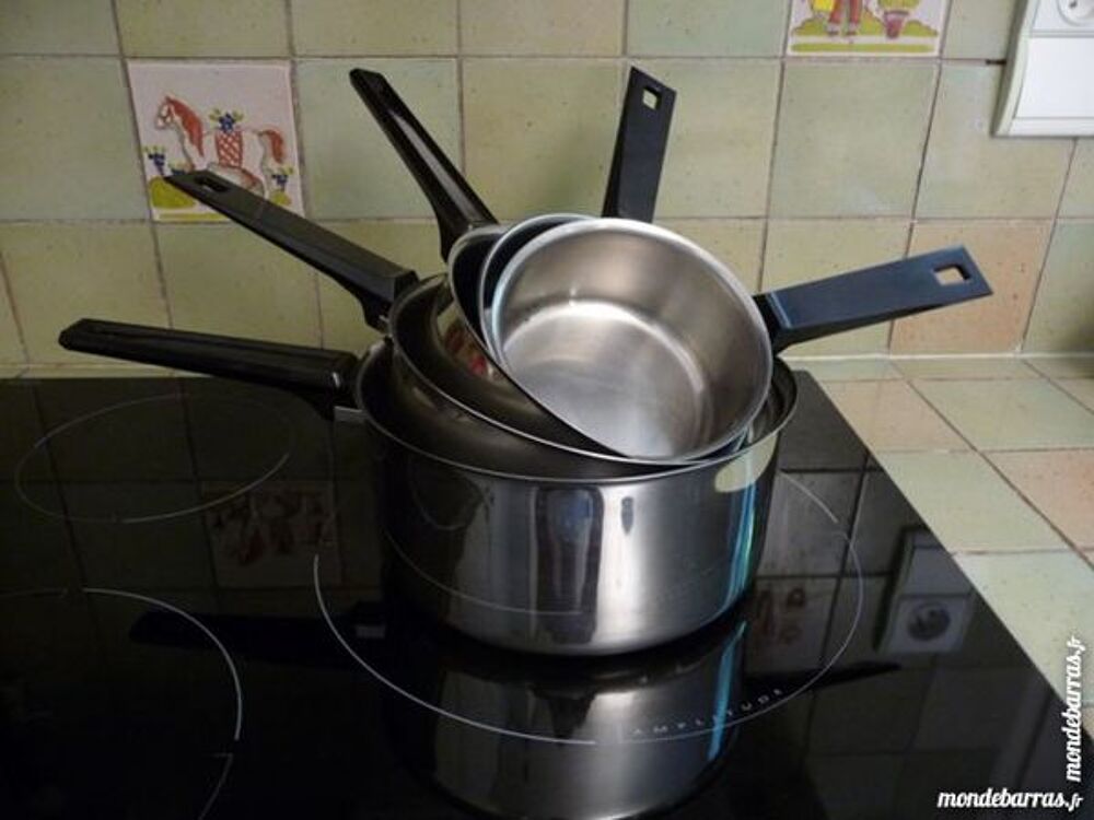 S&eacute;rie de casseroles inox Cuisine