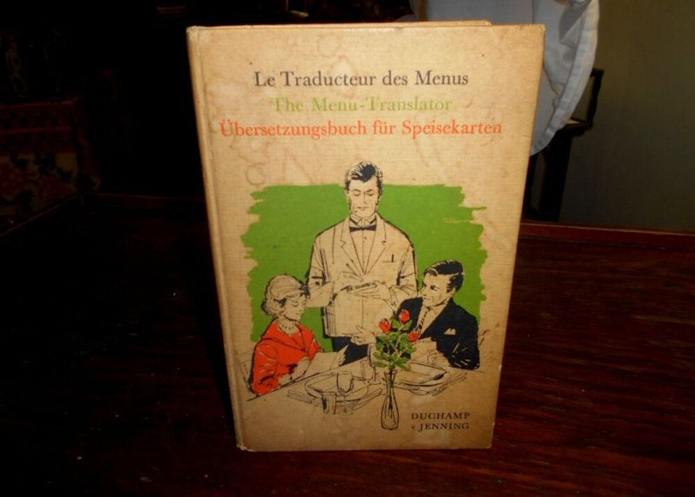 Le traducteur des Menus Duchamp et Jenning Livres et BD