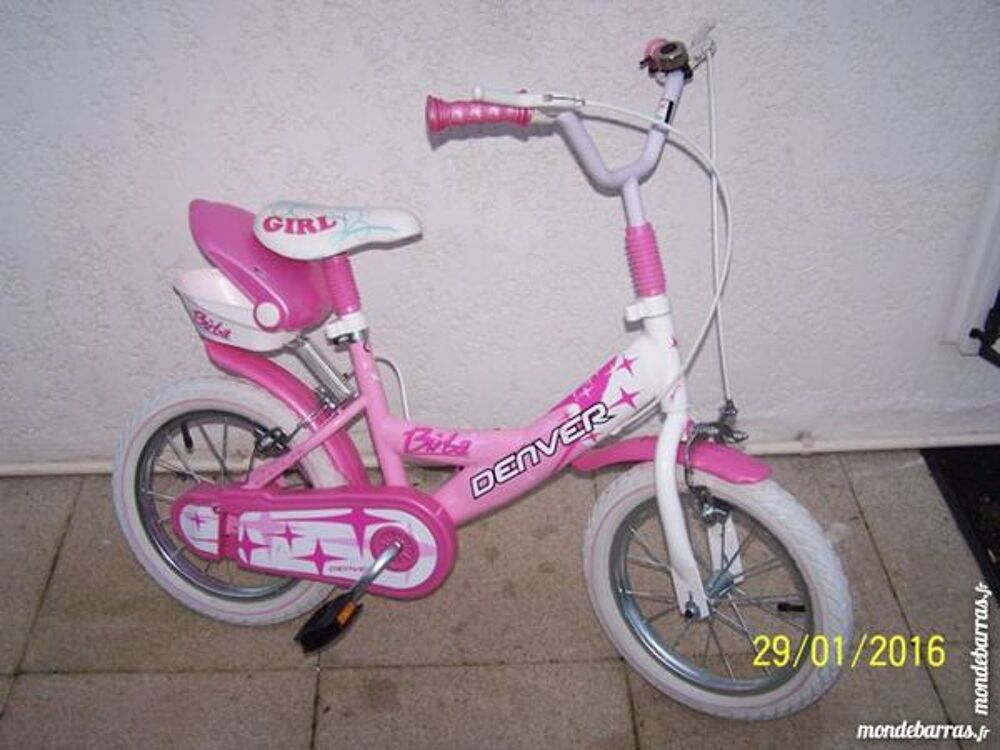 v&eacute;lo fille rose 14 pouces Vélos