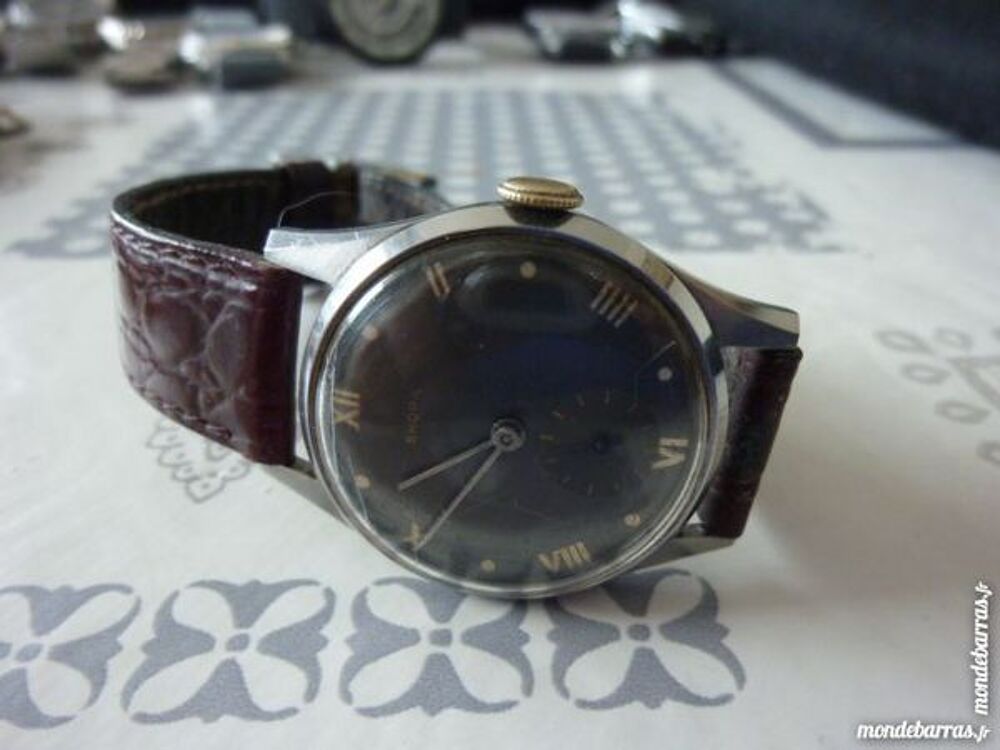 SHORA Ancienne montre m&eacute;canique ann&eacute;es 50s DIV0480 Bijoux et montres
