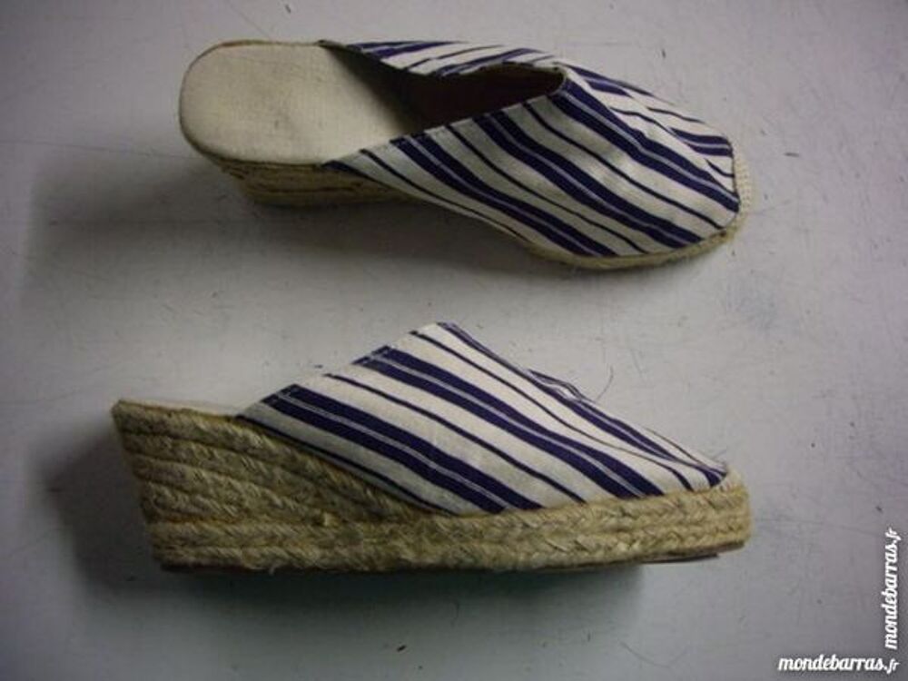 Sabots en espadrilles pt 37 en Marine Ray&eacute; Chaussures