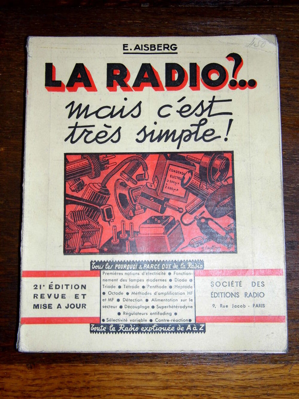 LA RADIO mais c 'est si simple 1955 TSF AISBERG 