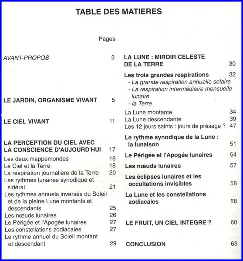 jardinage - JARDINEZ AVEC LA LUNE /prixportcompris Livres et BD