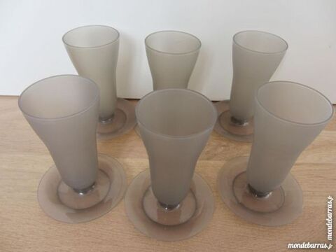Ancienne coupe  glace haute tupperware gris les 6 14 Montluon (03)