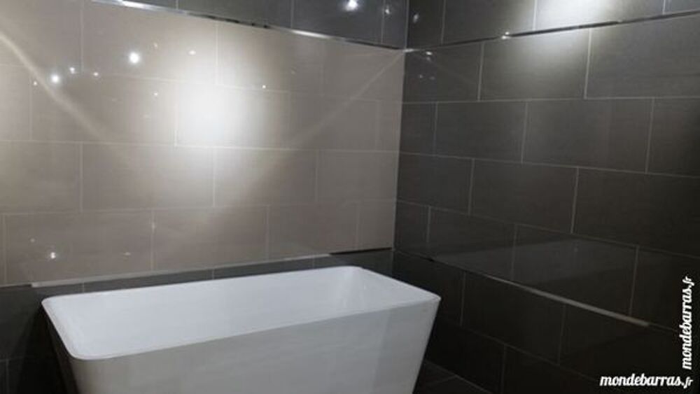 Carrelage pleine masse poli brillant gris Bricolage