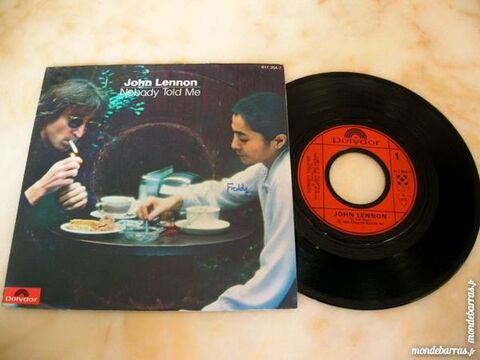 45 TOURS JOHN LENNON Nobody told me 8 Nantes (44)