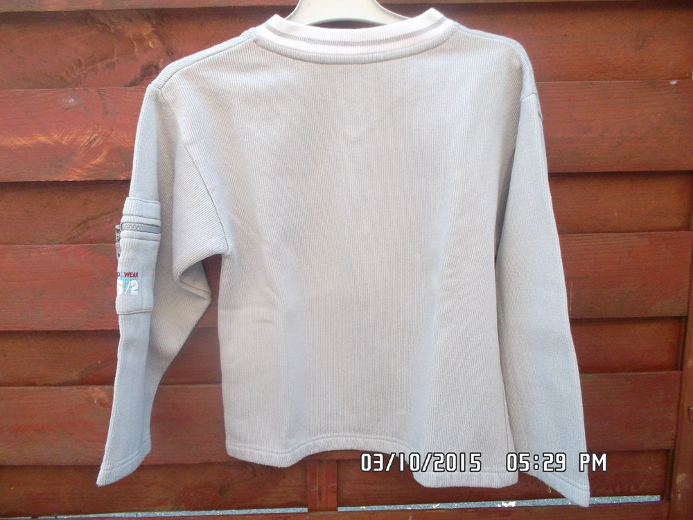 SWEAT GRIS CLAIR BEST WAY*JUSTE 1E*KIKI60230 Vêtements enfants