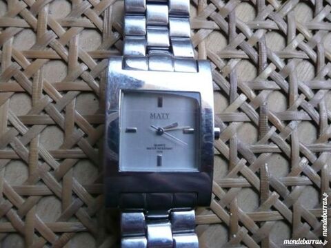 Montre quartz Maty Water Resistant 30 m�tres 29 Bordeaux (33)