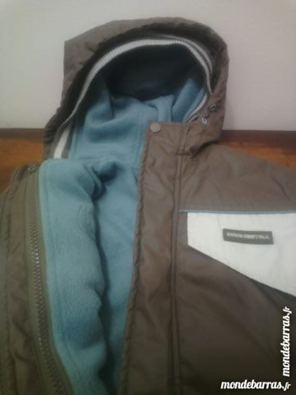 Blouson &agrave; capuche marron ORCHESTRA 3 ans Vêtements enfants