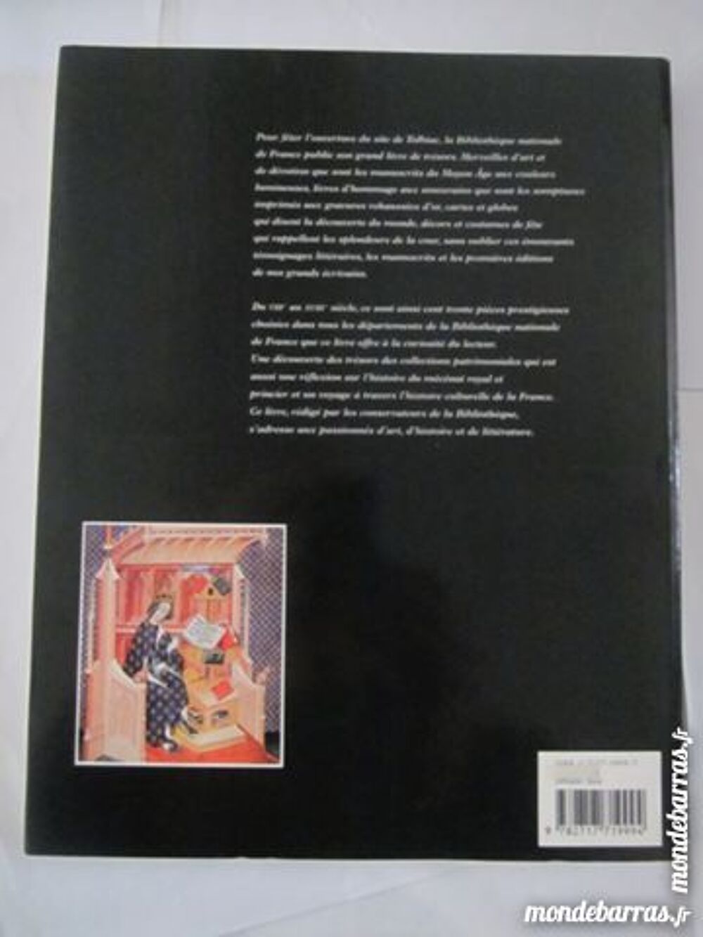 TRESORS DE LA BIBLIOTHEQUE NATIONALE DE FRANCE t1 Livres et BD