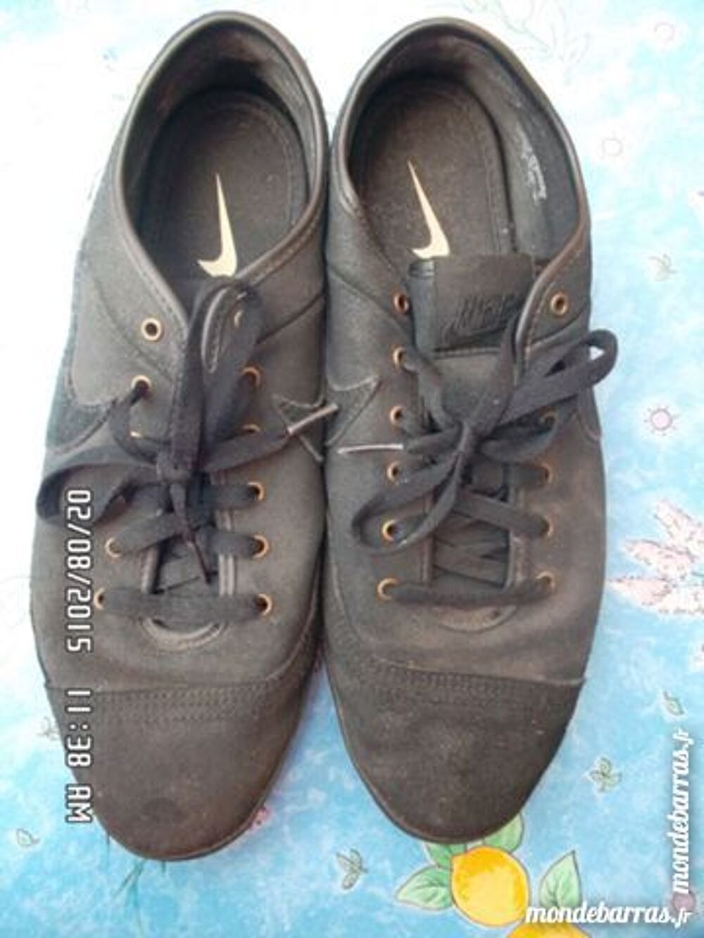 baskets noires NIKE t.44*juste 5e*kiki60230 Chaussures