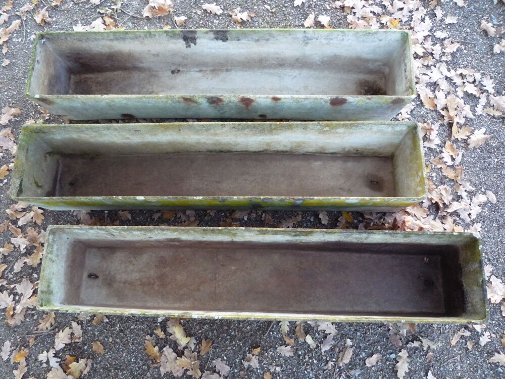Bac fibre ciment/jardini&egrave;re/balconni&egrave;re/fleur/plante Jardin