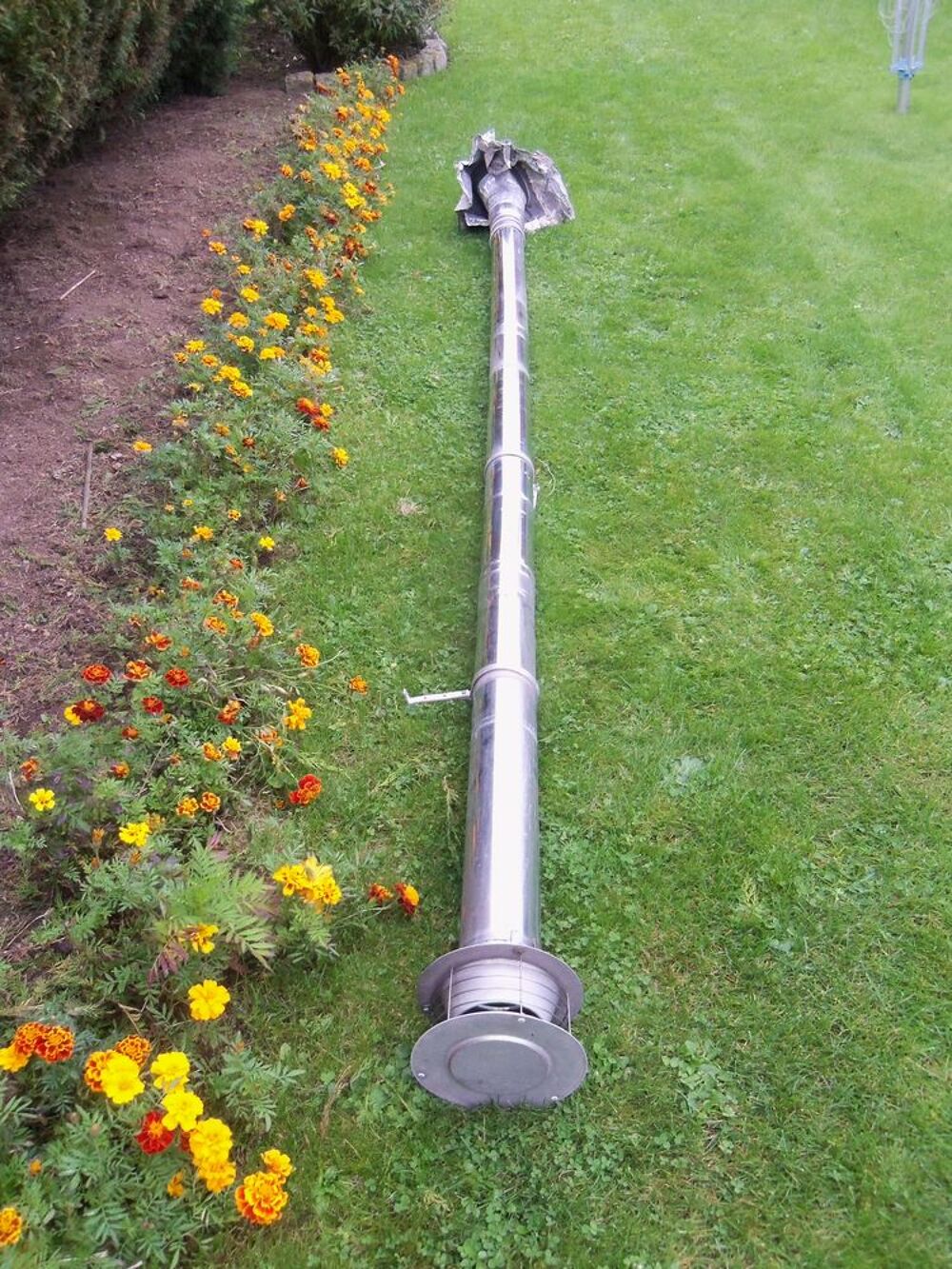 tuyau &eacute;vacuation de fum&eacute;e en inox Bricolage