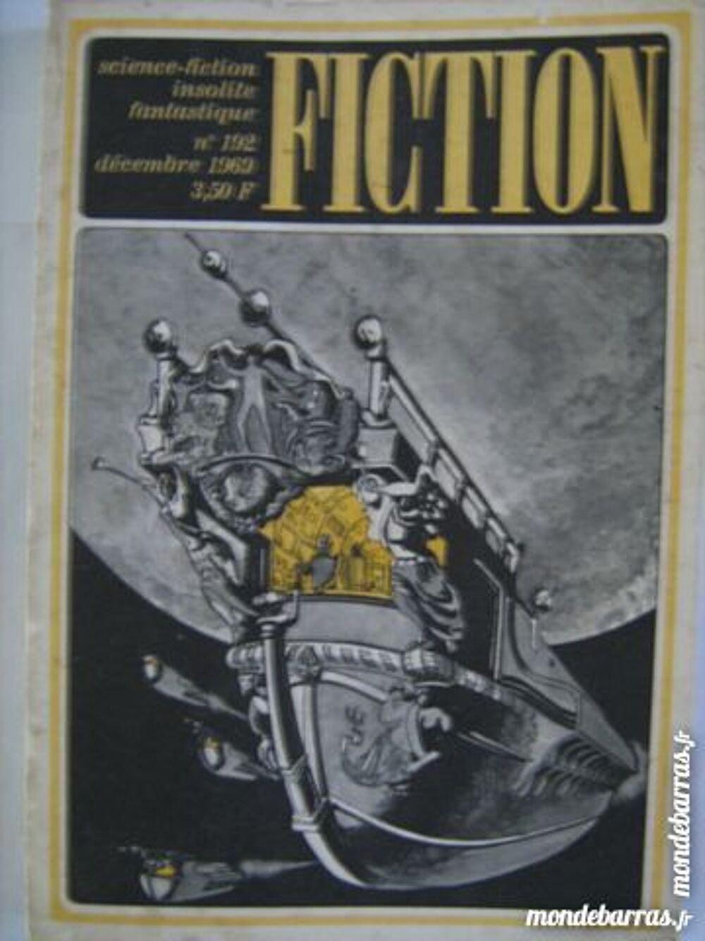 revue FICTION N&deg; 192 DE 1969 Livres et BD
