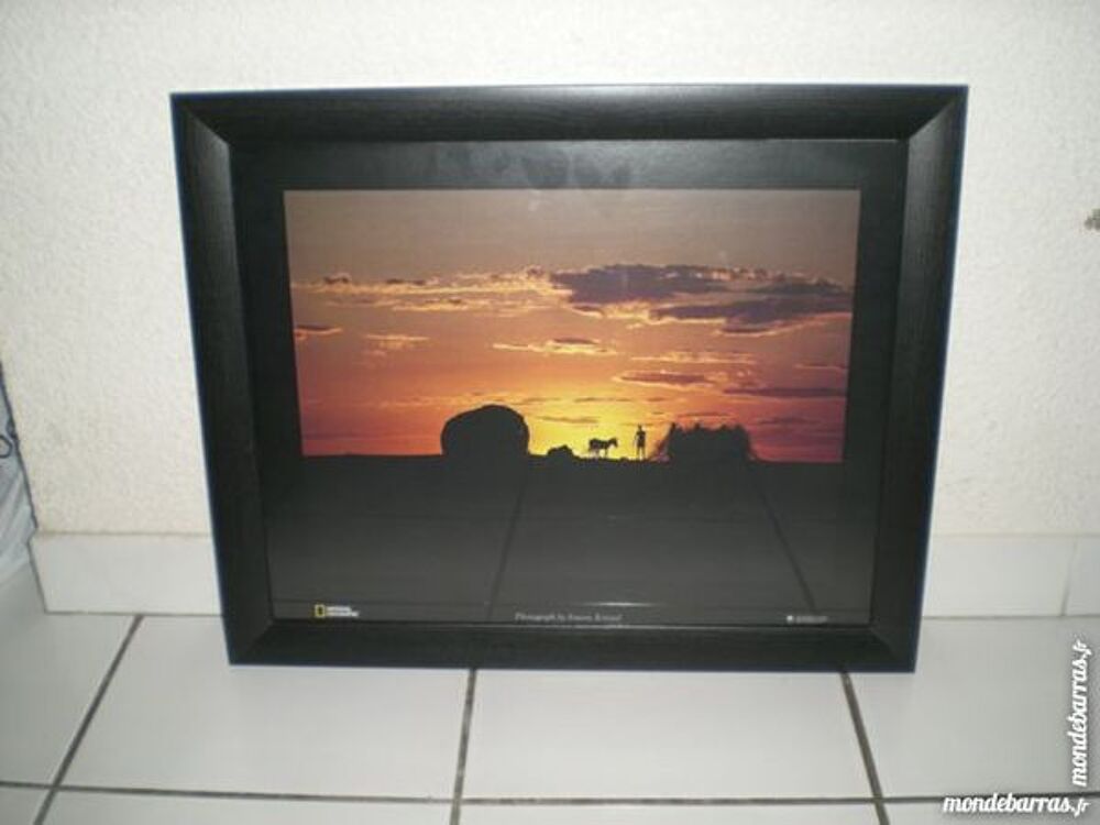 "Vends lot de 3 cadres "" photos - national geograp" Décoration