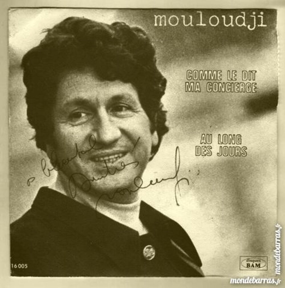 MOULOUDJI - 45 tours d&eacute;dicac&eacute; / prixportcompris CD et vinyles