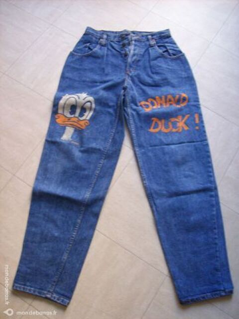 pantalon jean peint - 38 - zoe 7 Martigues (13)