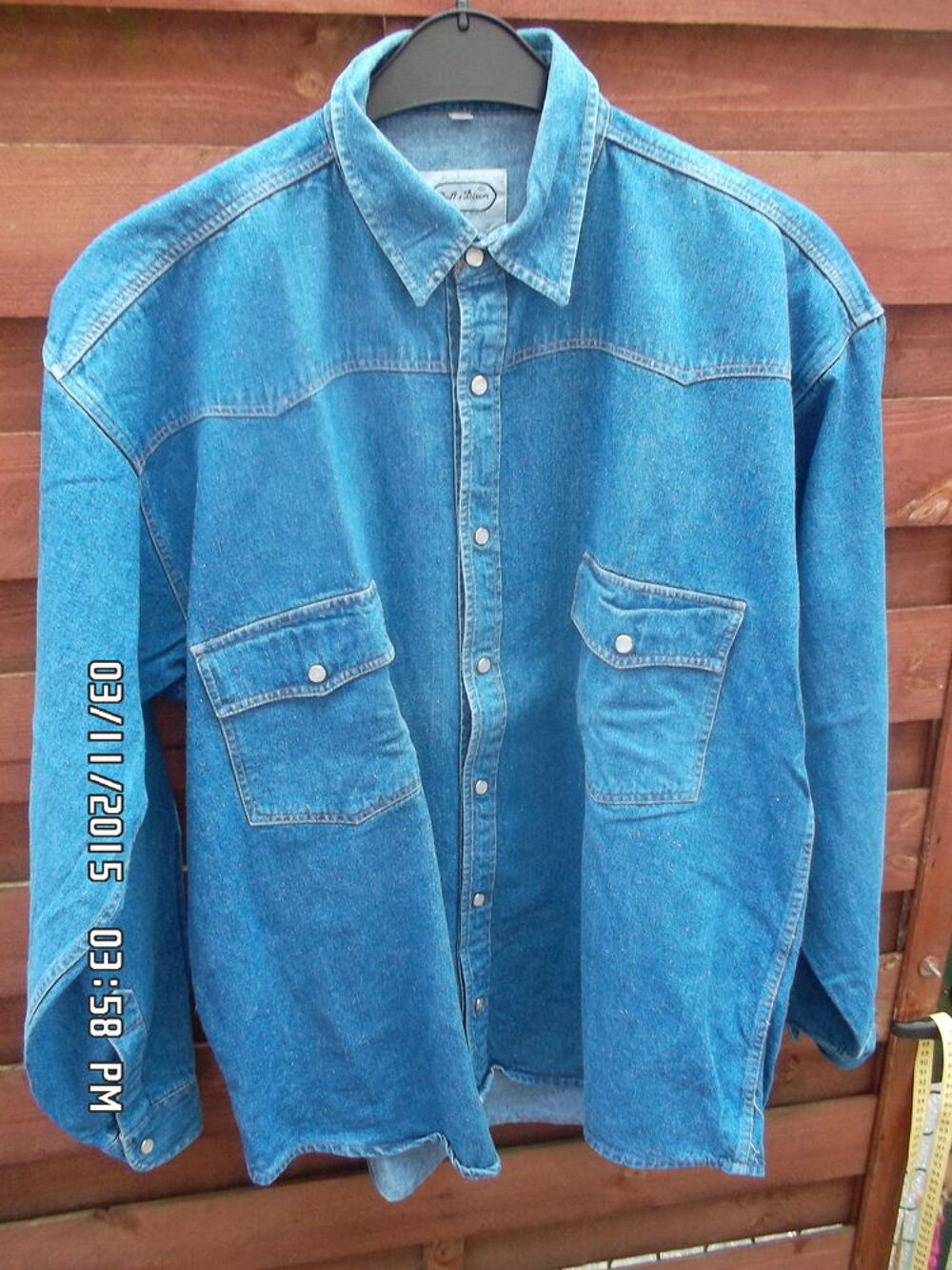 CHEMISE EN JEAN SCOTT ET DIXON*JUSTE 3E*KIKI60230 Vêtements
