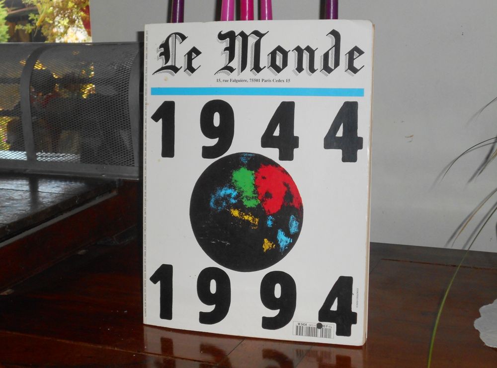 Grand livre Le Monde 1944 1994 Album anniversaire 50 ans Livres et BD