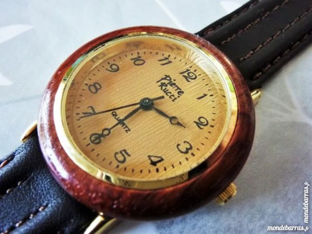PIERRE RUCCI WOODY montre analogique unisexe ANA00 Bijoux et montres
