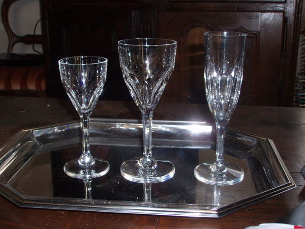 verres en cristal Saint Louis collection Bristol Cuisine