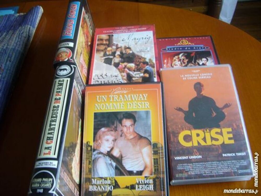 films VHS (voir d&eacute;tail) CD et vinyles
