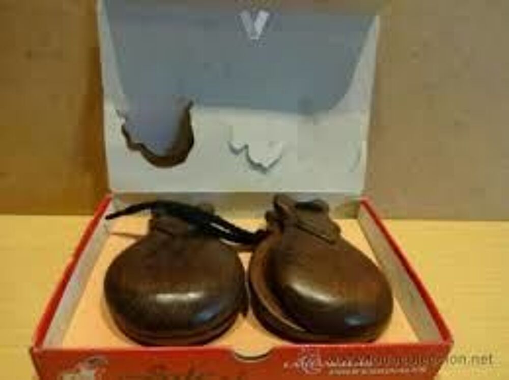 V&eacute;ritable castagnettes professionnelles espagnol en tissu Instruments de musique