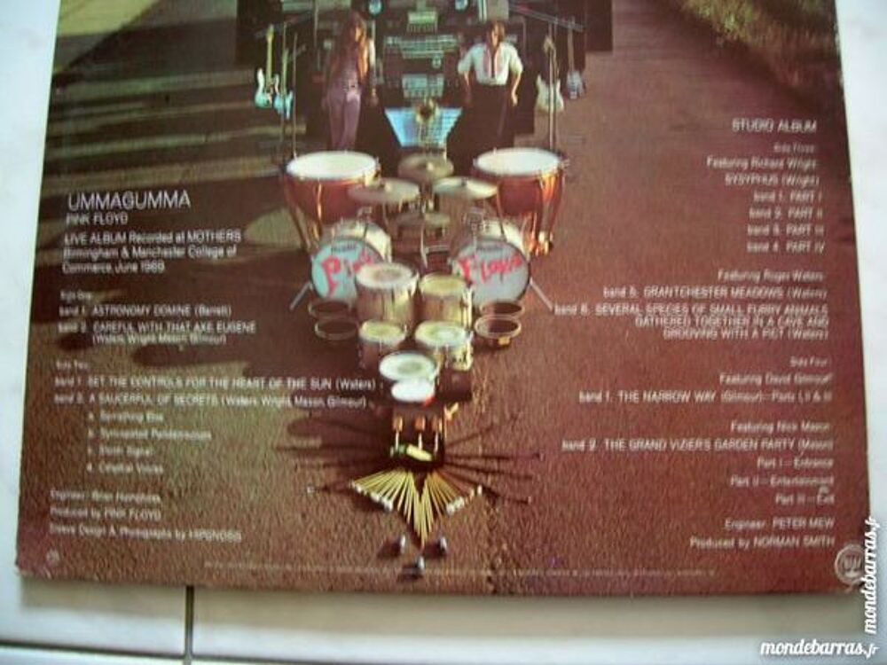 DOUBLE 33 TOURS PINK FLOYD UMMAGUMMA ORIGINAL US CD et vinyles