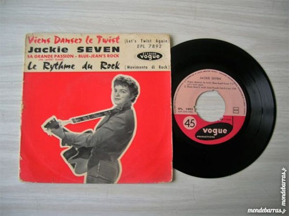 EP JACKIE SEVEN Le rythme du rock CD et vinyles