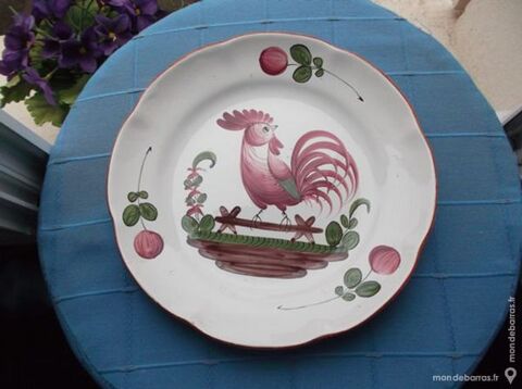 Assiette dcors coq St clment  Les islettes? 40 Montargis (45)