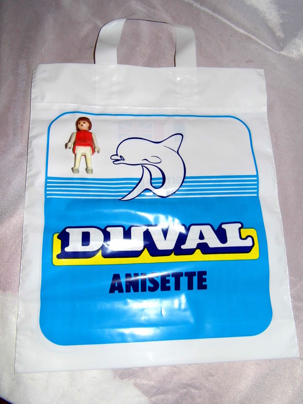 Ancien sac publicitaire PASTIS DUVAL SNCF SEALINK 