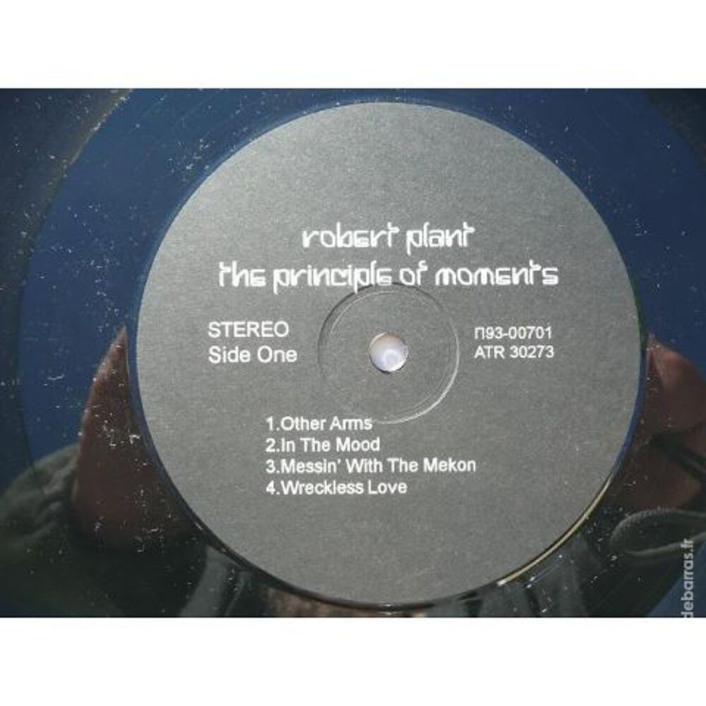 Robert Plant &laquo; The principle of moments &raquo; Russie CD et vinyles
