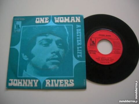 45 TOURS JOHNNY RIVERS One woman 6 Nantes (44)
