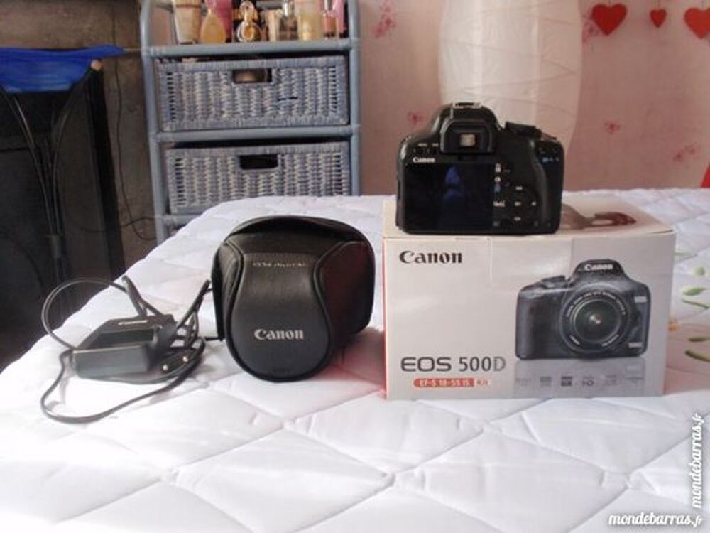 Appareil photoCANON EOS500D objectif EF-S 18-55 IS Photos/Video/TV