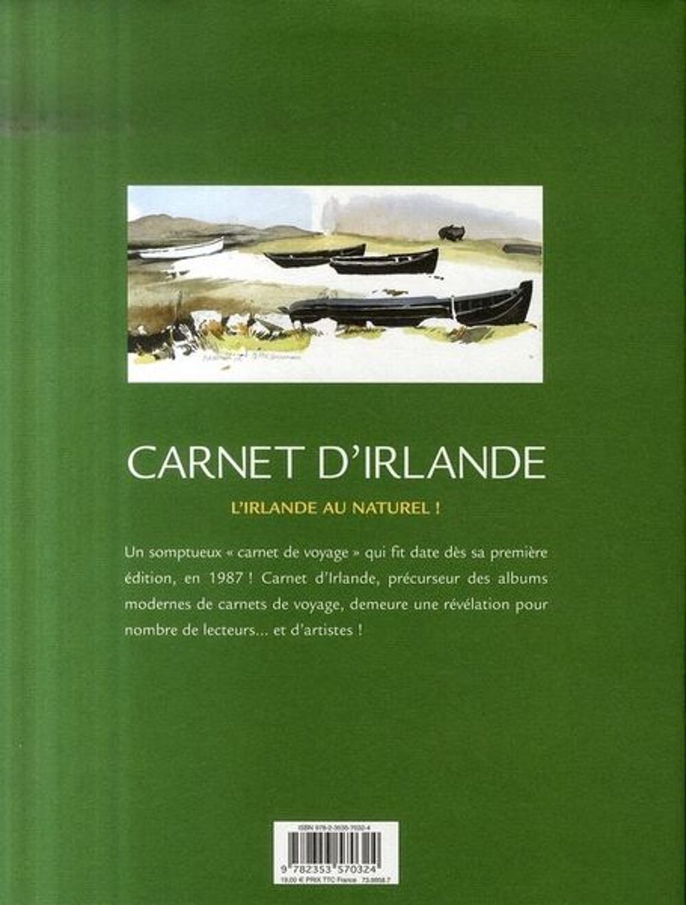 carnet d'Irlande Livre Livres et BD