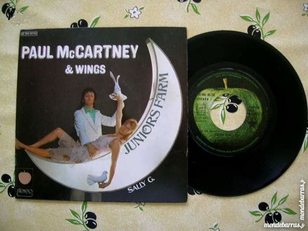 45 TOURS PAUL MC CARTNEY &amp; WINGS Juniors farm CD et vinyles