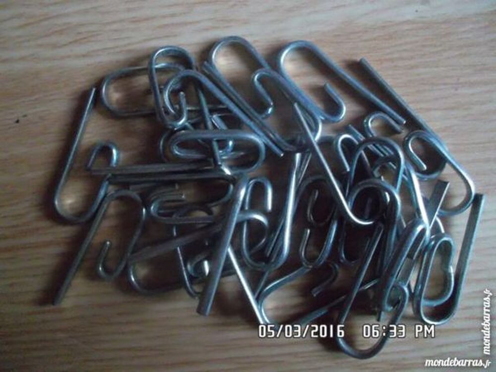 30 ATTACHES EN METAL Décoration