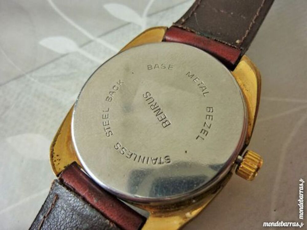 BENRUS P76 GERMANY montre m&eacute;canique 1970 BEN0005 Bijoux et montres
