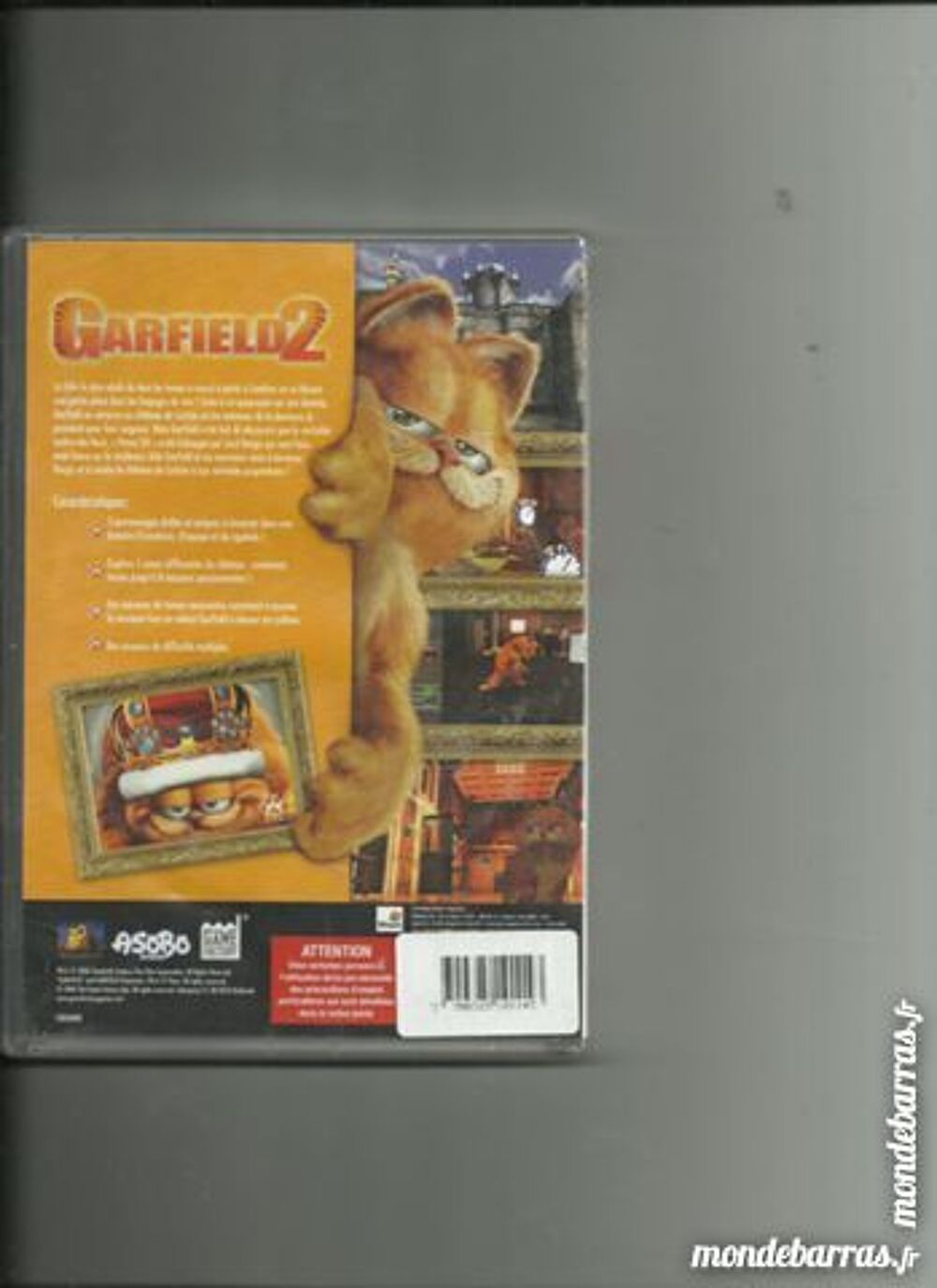 JEU PC GARFIELD 2 Consoles et jeux vidos