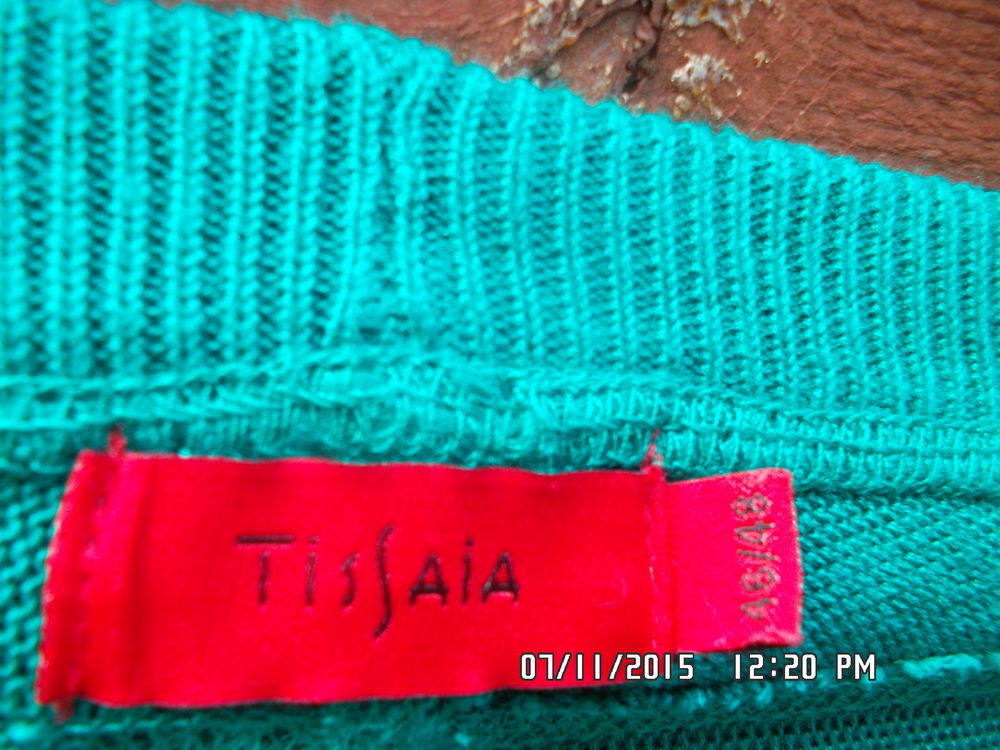 PULL VERT*JUSTE 3E*KIKI60230 Vêtements