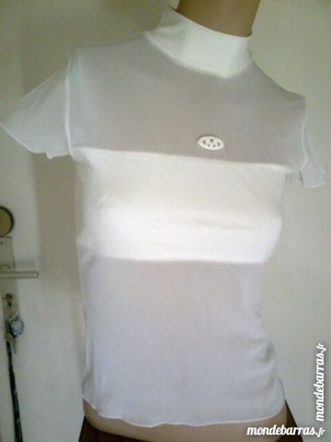 pantalon stretch - joli haut blanc - t. 1 - zoe 3 Martigues (13)