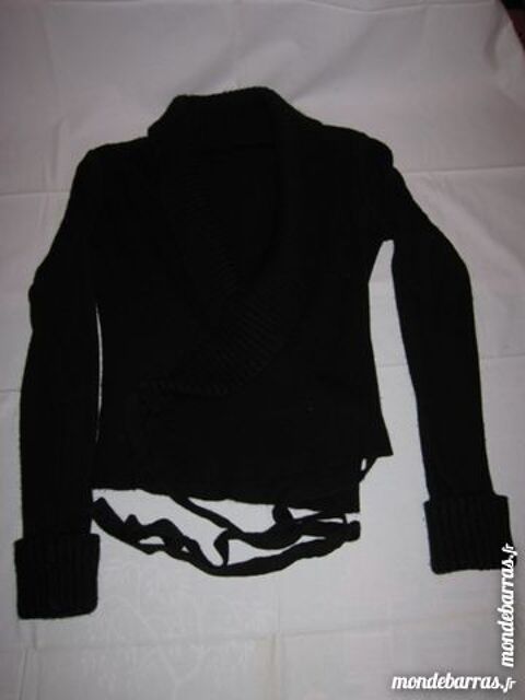 Gilet Cache coeur Acrylique S Noir  femme 5 Chalon-sur-Sane (71)