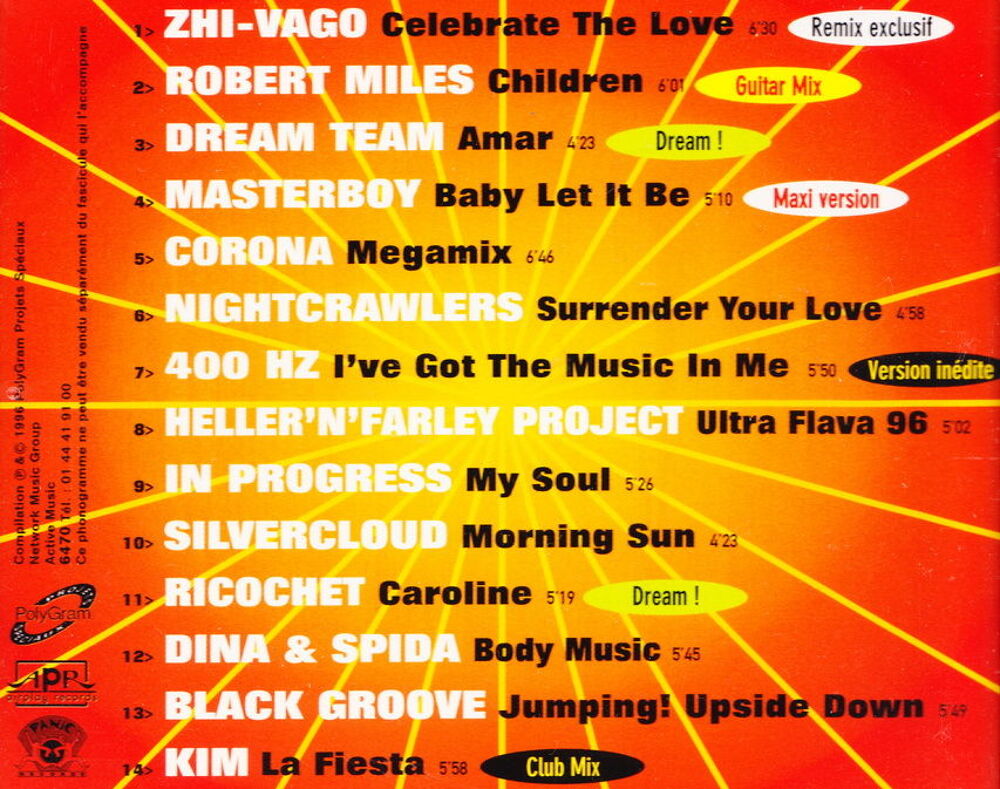 CD Maxi Dance 4 
CD et vinyles