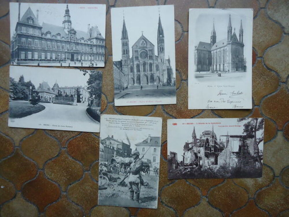 lot de 12 cartes postales REIMS 1902 