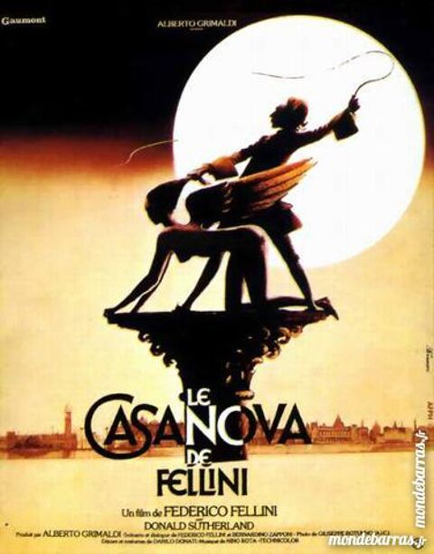 Dvd: Le Casanova de Fellini (428) 6 Saint-Quentin (02)