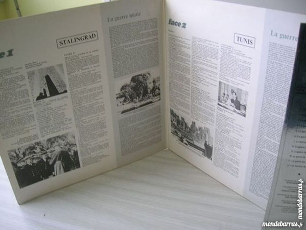 33 TOURS HISTOIRE SONORE DE LA 2&egrave;me GUERRE MONDIAL CD et vinyles