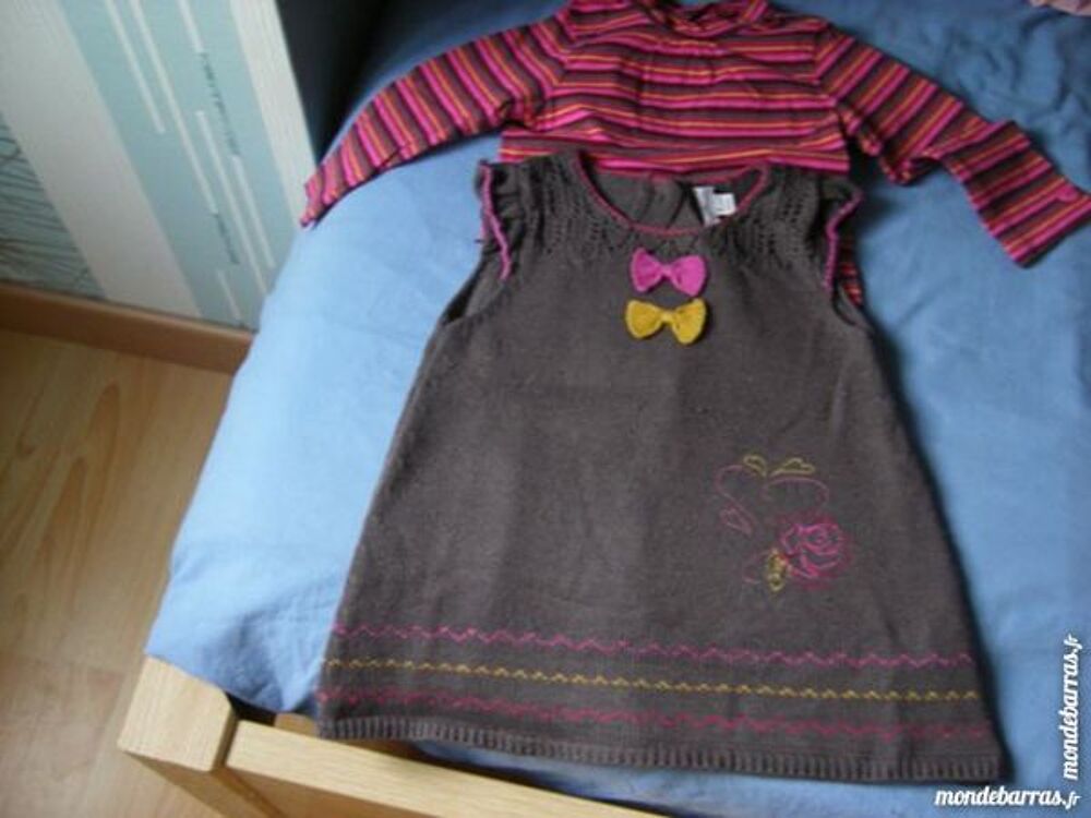carton 22 v&ecirc;tements 9 mois fille Vêtements enfants