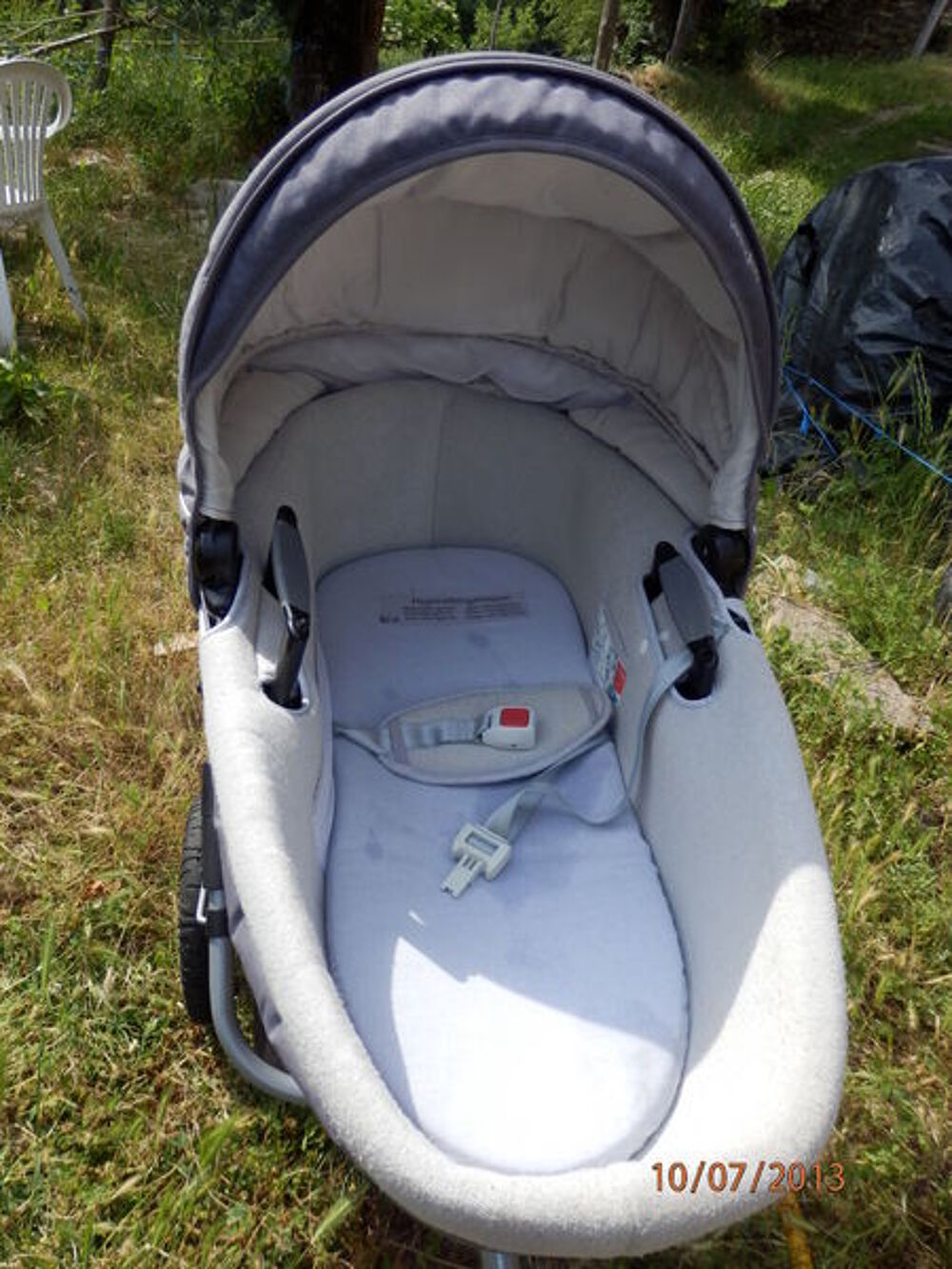 Poussette-landau combin&eacute;s b&eacute;b&eacute; confort high treck Pu�riculture